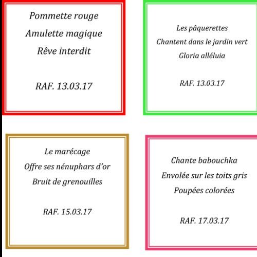 HAIKU Juin 2017 - 2