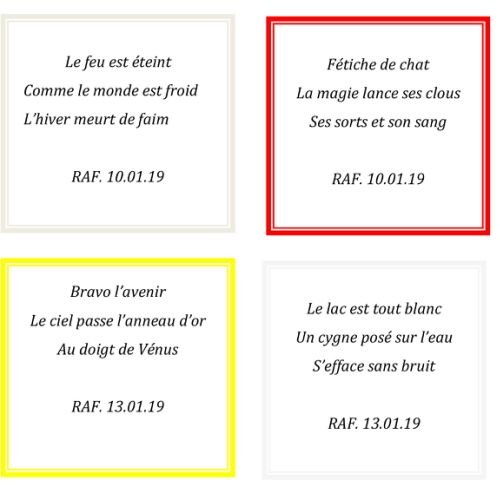 HAIKU Fevrier 2019 - 2