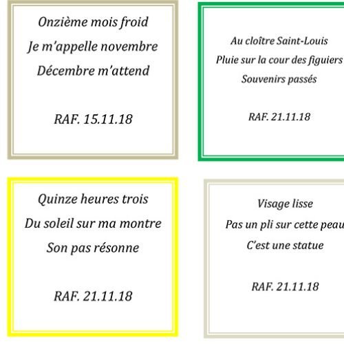 HAIKU Janvier 2019 - 1
