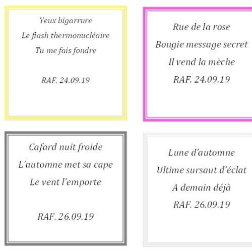 HAIKU Novembre 2019 - 2