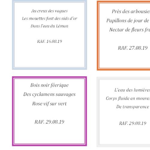 HAIKU Octobre 2019 - 1