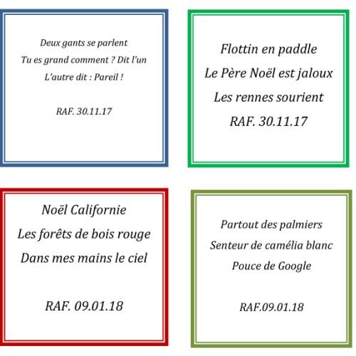 HAIKU Fevrier 2018 - 2