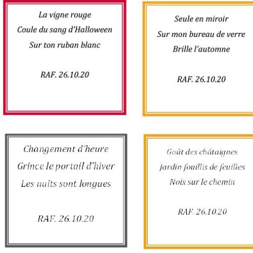 HAIKU Decembre 2020 - 1
